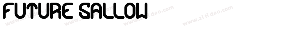 Future Sallow字体转换